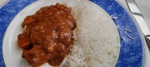 Veganes Hühnchen- lecker at City Spice in East London