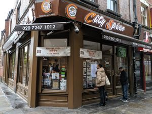 view from the street at City Spice in East London