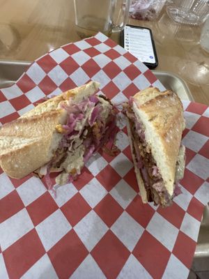 Rueben sandwich   at Mi Tierra Vegana in Mc Allen