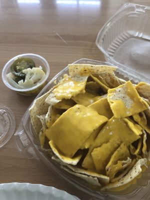 Nachos  at Mi Tierra Vegana in Mc Allen