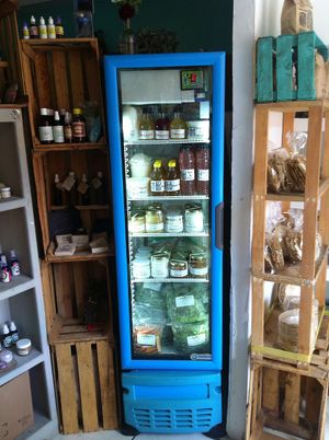Ferment Central, yoghurt, fresh certified organic salads. at Ndaroo Organic in Oaxaca
