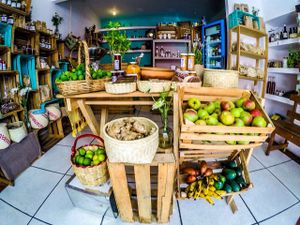 Seasonal Organic ‘criollo’ produce de la Sierra (from the mountains) at Ndaroo Organic in Oaxaca