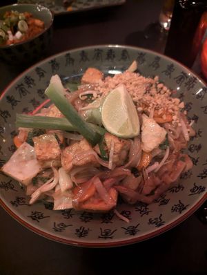 Tofu pad Thai at Boa-Bao in Porto