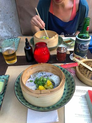 Dim sum starter at Boa-Bao in Porto
