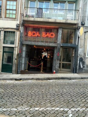 Outside at Boa-Bao in Porto