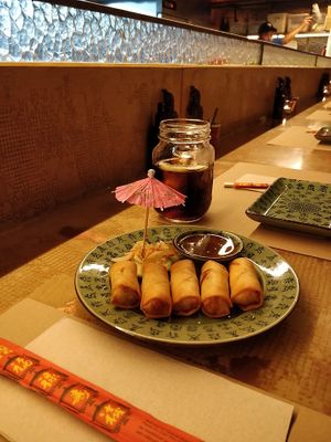 springrolls at Boa-Bao in Porto