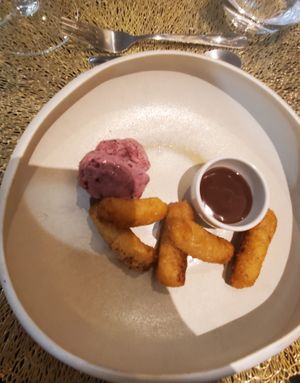 Dessert at Origens in Evora