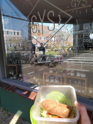 Vegan truffle sandwich, tasty but small at GYS - Amsterdamsestraatweg in Utrecht