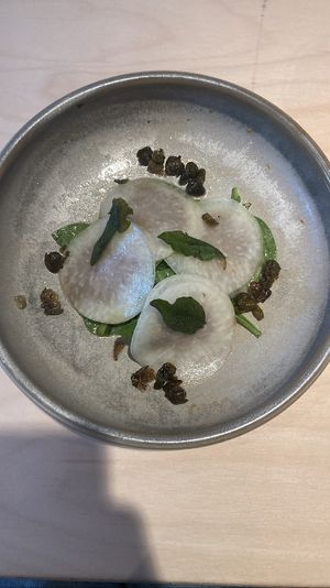 „Is it ravioli?“ super tasty dish, very unique   at GYS - Amsterdamsestraatweg in Utrecht