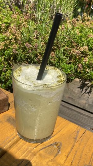 Iced Matcha: true matcha flavor, love that the ice is crushed!  at GYS - Amsterdamsestraatweg in Utrecht
