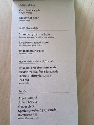 Fruity drinks August 2023 at GYS - Amsterdamsestraatweg in Utrecht