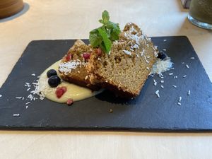 Pumpkin cake: very good. It is moist and has a nice level of spice and sweetness.  at GYS - Amsterdamsestraatweg in Utrecht