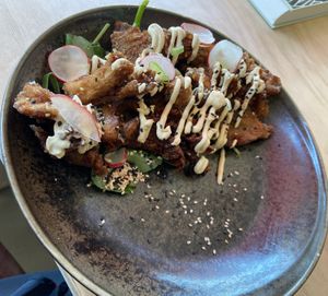 Crispy kewpie oyster mushrooms: tasty and crispy at GYS - Amsterdamsestraatweg in Utrecht