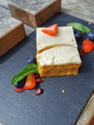 Carrot and chai cake (tasty) at GYS - Amsterdamsestraatweg in Utrecht