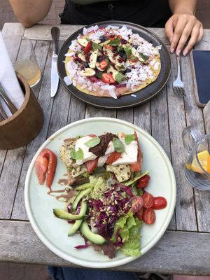 pancake and caprese  at GYS - Amsterdamsestraatweg in Utrecht