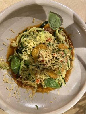 Courgetti dish: tasty and summery!  at GYS - Amsterdamsestraatweg in Utrecht