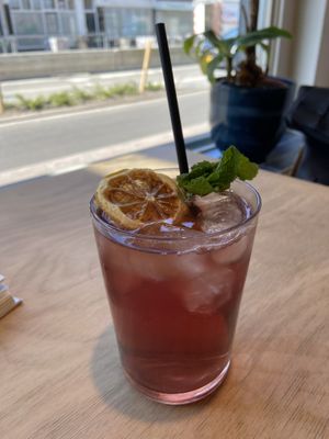 Icetea with camomile and cherry: tasty and light  at GYS - Amsterdamsestraatweg in Utrecht