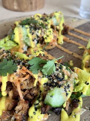 korean bulgogi bites. tasty but not very filling for lunch. good paired with soup and dessert   at GYS - Amsterdamsestraatweg in Utrecht