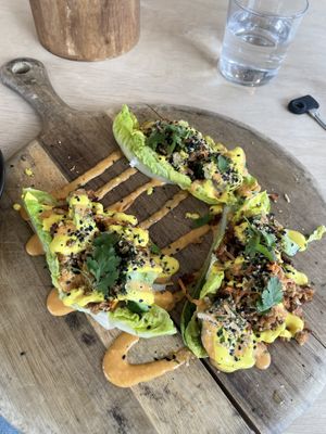 korean bulgogi bites. tasty but not very filling for lunch. good paired with soup and dessert   at GYS - Amsterdamsestraatweg in Utrecht