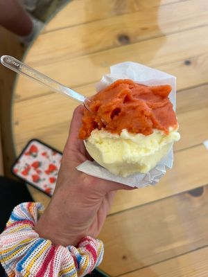   at La Gelateria in Sao Miguel