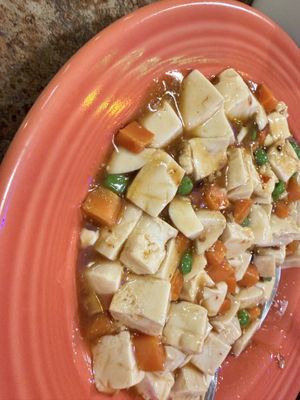 Vegan mapo tofu   at Tenglong in San Francisco