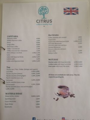  at Citrus Coffee in Caldas Da Rainha