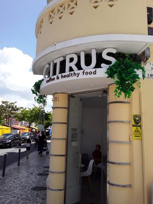 Entry at Citrus Coffee in Caldas Da Rainha