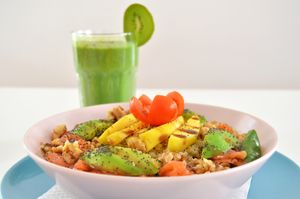 salads at Citrus Coffee in Caldas Da Rainha
