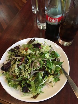 Salad with olives at Jaleo in Arlington