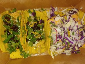 Black Bean n Cauliflower Tacos at Str8 up Tacos in Lakewood