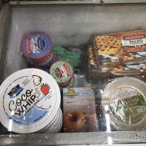 Freezer at Maggie's General Store in Kenai