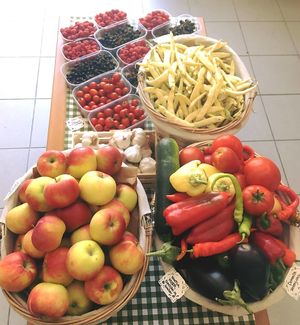 Fruit and vegetables at Trgovinca in Zalec