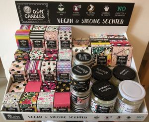 Vegan candles and wax melts. at Trgovinca in Zalec