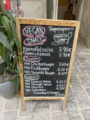 Sign  at Formosa Food in Vienna