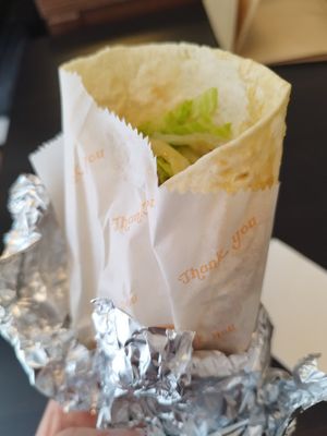 Small teriyaki wrap at Formosa Food in Vienna