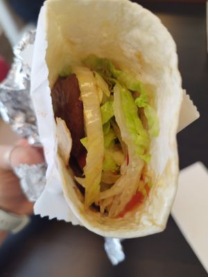 Small teriyaki wrap at Formosa Food in Vienna