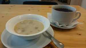 Mushroom soup at Formosa Food in Vienna
