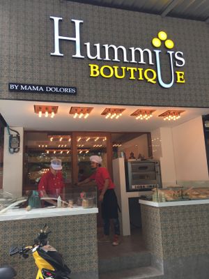 Outside  at Hummus Boutique in Bangkok