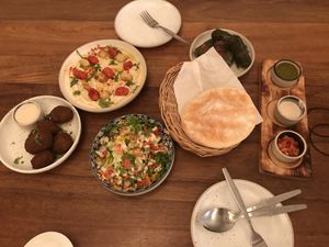 An amazing meal!!!! at Hummus Boutique in Bangkok