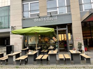 outside at Dean & David - Friedrichstr in Berlin