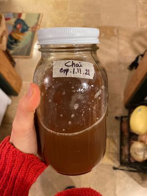 Chai concentrate at Garden Song in Roanoke