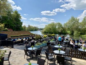 More of the garden at The St George & Dragon in Reading