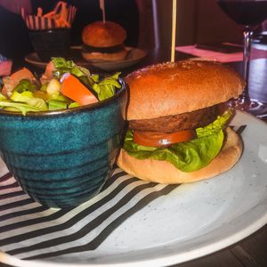 Vegan burger  at The St George & Dragon in Reading