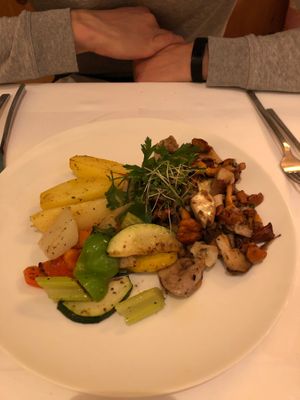 Mushrooms picked from their local woods at Almhof in Hinterthal