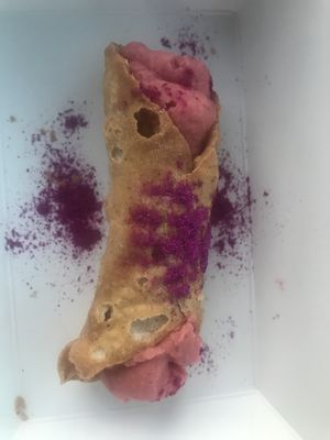 Strawberry  cannelloni at Italia Pizza & Pasta in Currimundi