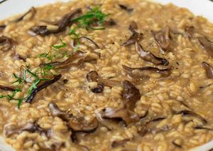 Vegan Wild Mushroom Risotto at Italia Pizza & Pasta in Currimundi
