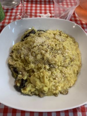 Vegan mushroom risotto!  at Italia Pizza & Pasta in Currimundi