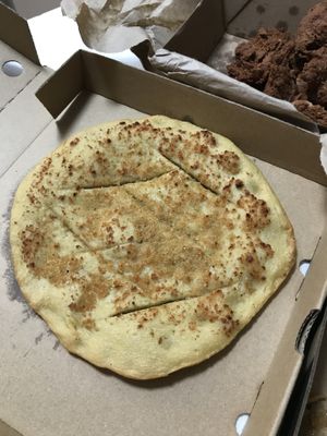 Garlic pizza bread at Italia Pizza & Pasta in Currimundi