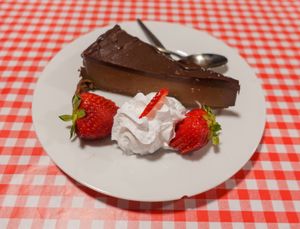 Vegan Choc Cheesecake at Italia Pizza & Pasta in Currimundi