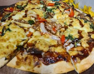 Vegan BBQ Jackfruit Pizza at Italia Pizza & Pasta in Currimundi